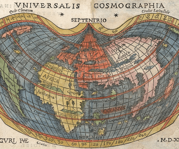 Honter, Universalis Cosmographia map, 1546