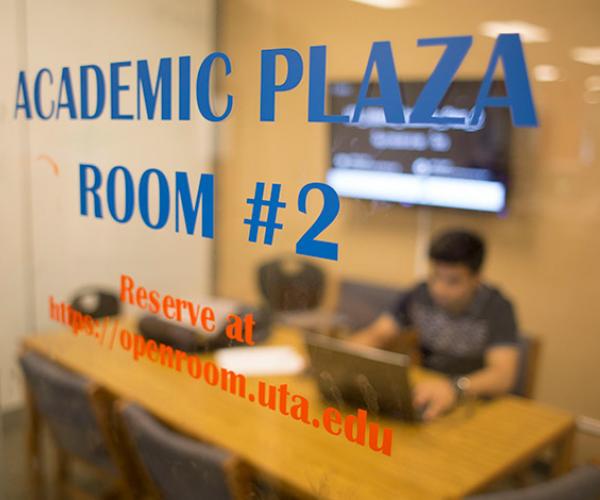 group study room in the Academic Plaza