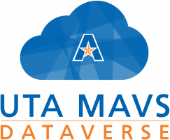 An animated cloud with UTA logo written on it