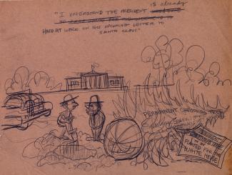 Line Drawing from the Etta Hulme Papers