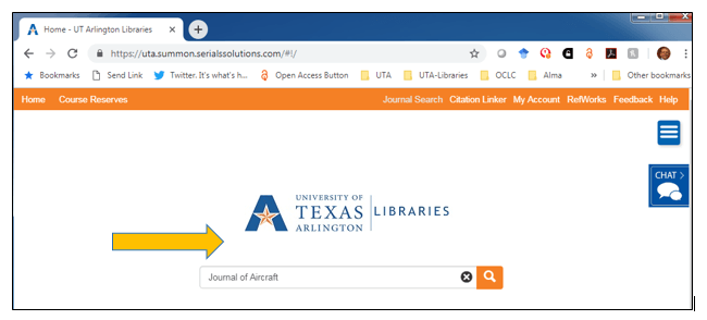 library catalog search box