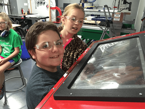 K-12 students in the FabLab