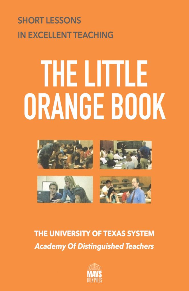 the cover of the little orange book