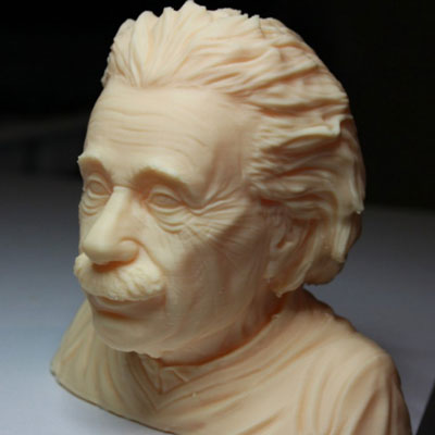 3D printed bust of Albert Einstein