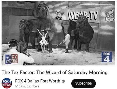 Screenshot of a video on Youtube titled "The Text Factor: The Wizard of Saturday Morning"