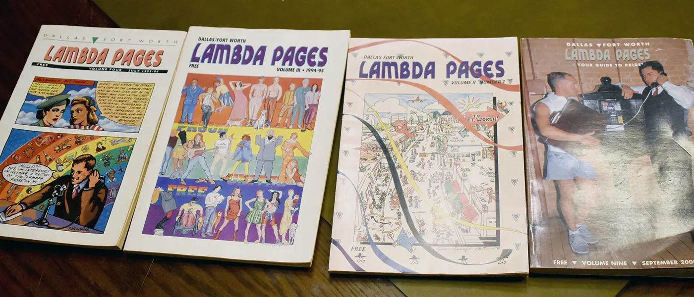 Four different Lambda Pages covers