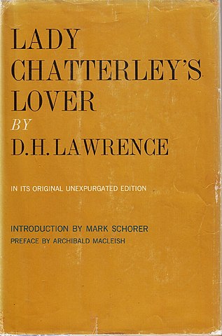Lady Chatterley's Lover book cover