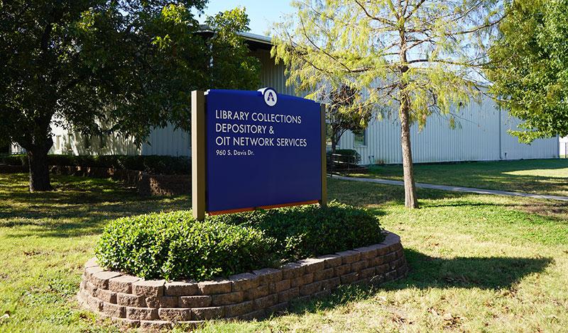 Library Collections Depository exterior