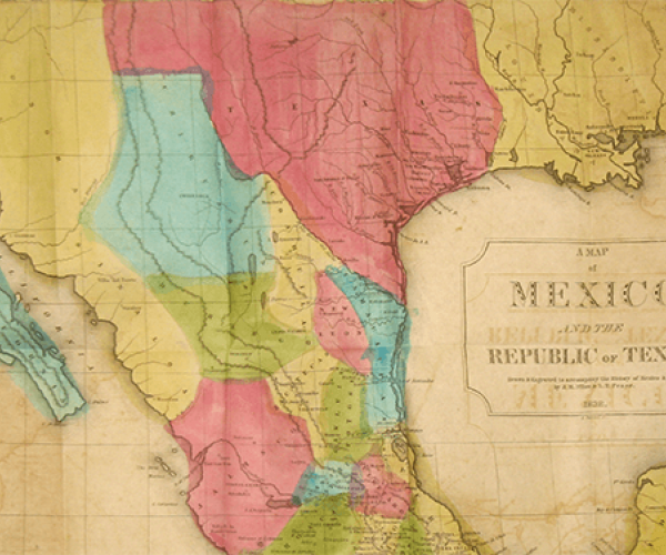 map of Mexico and Republic of Texas