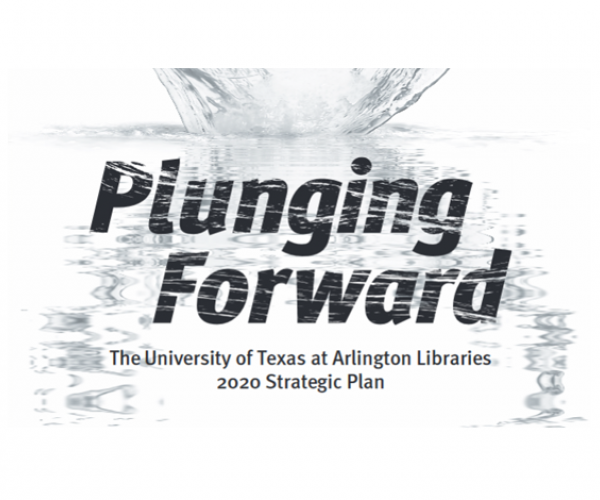Strategic Plan cover with title, Plunging Forward