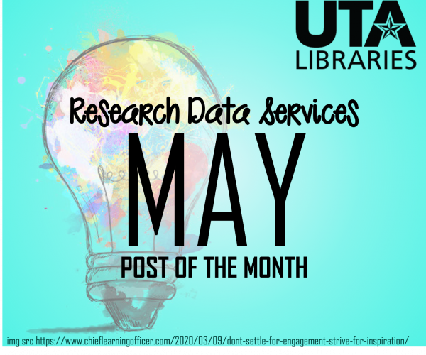 Research Data Services May Post of the Month