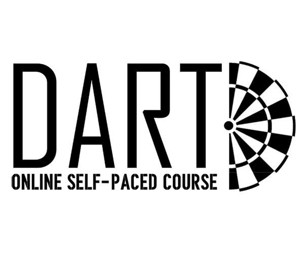 the logo for the Data Analytics Research Training (D A R T) online self-pace course