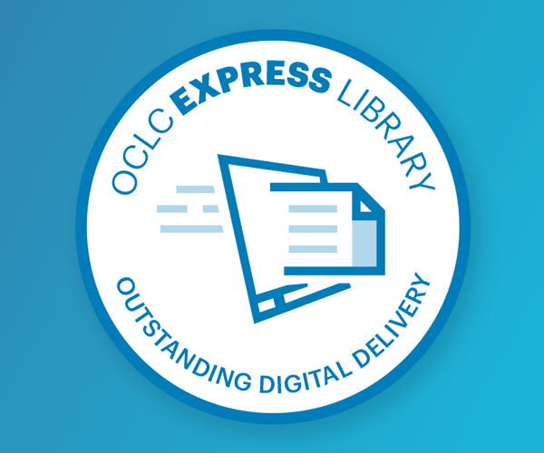 OCLC Express Library Badge for Outstanding Digital Delivery